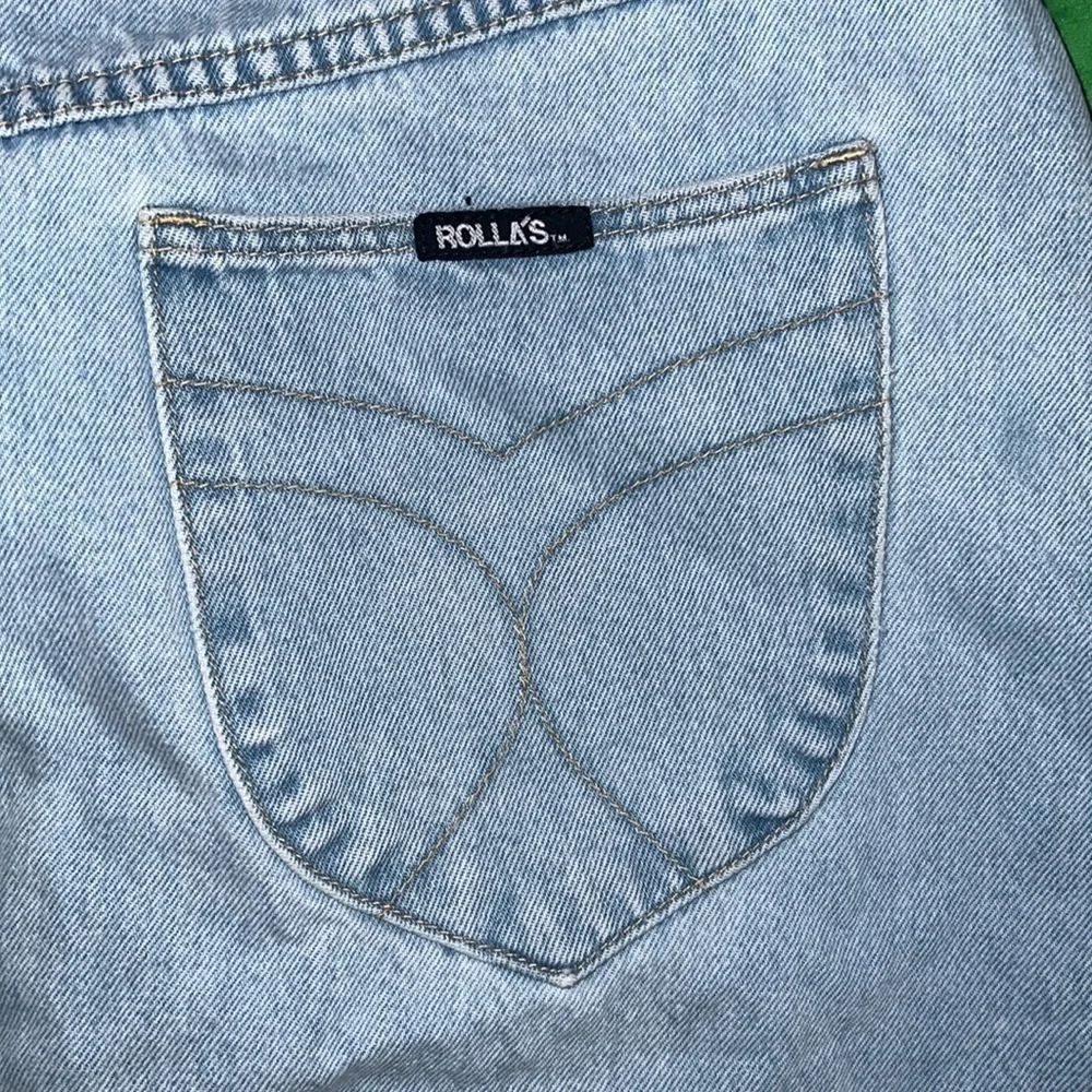 Rollas Denim Blue Mini Skirt size 30